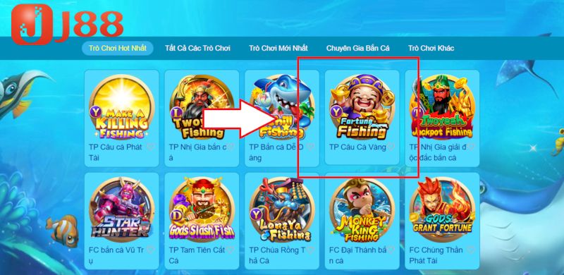 Hướng dẫn tham gia game bắn cá đỉnh cao của nhà cái J88