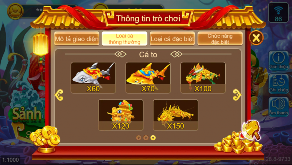 Thông tin chung về luật lệ chơi game Gods Slash Fish J88